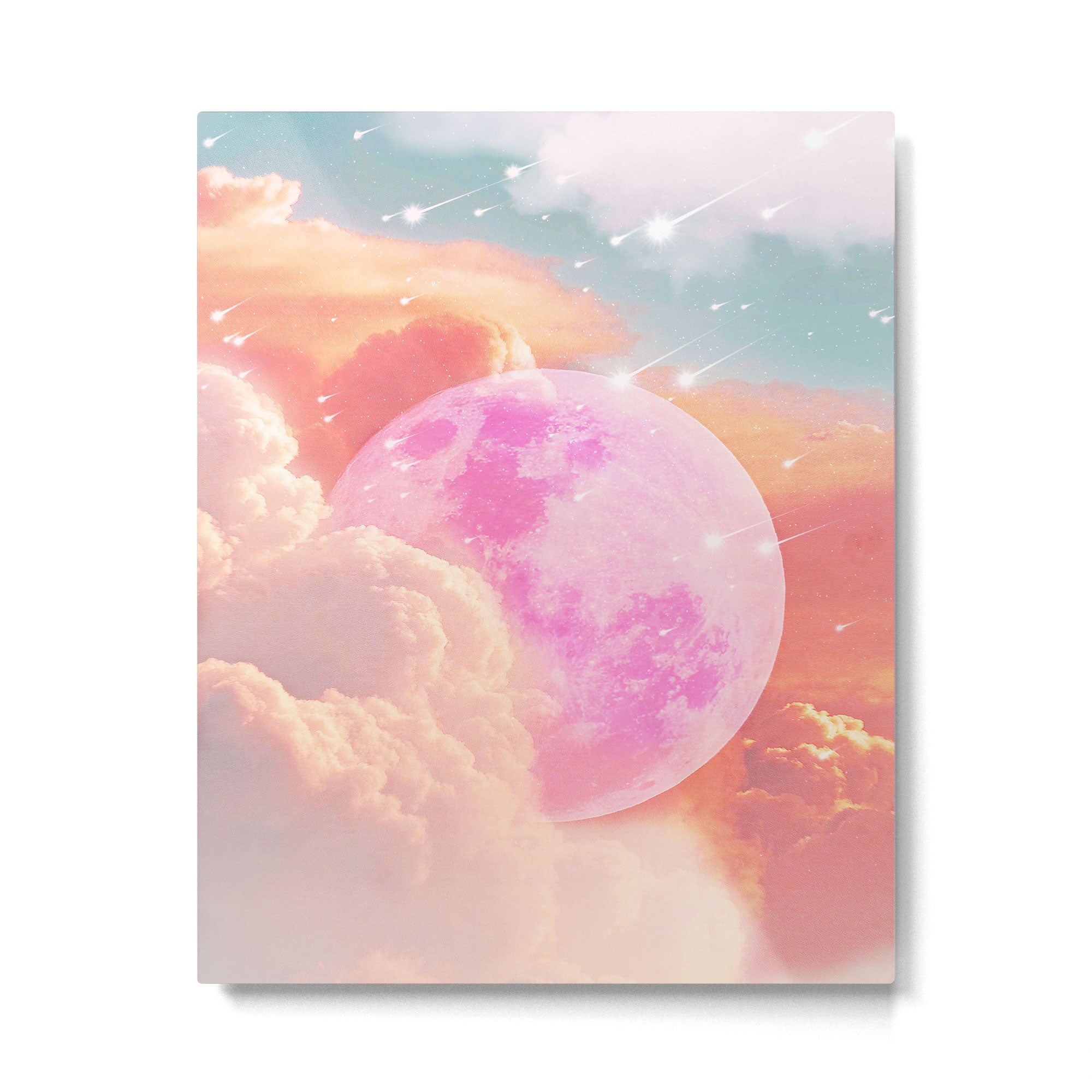 Pink Moon Landscape Metal Print Gallery Image 4