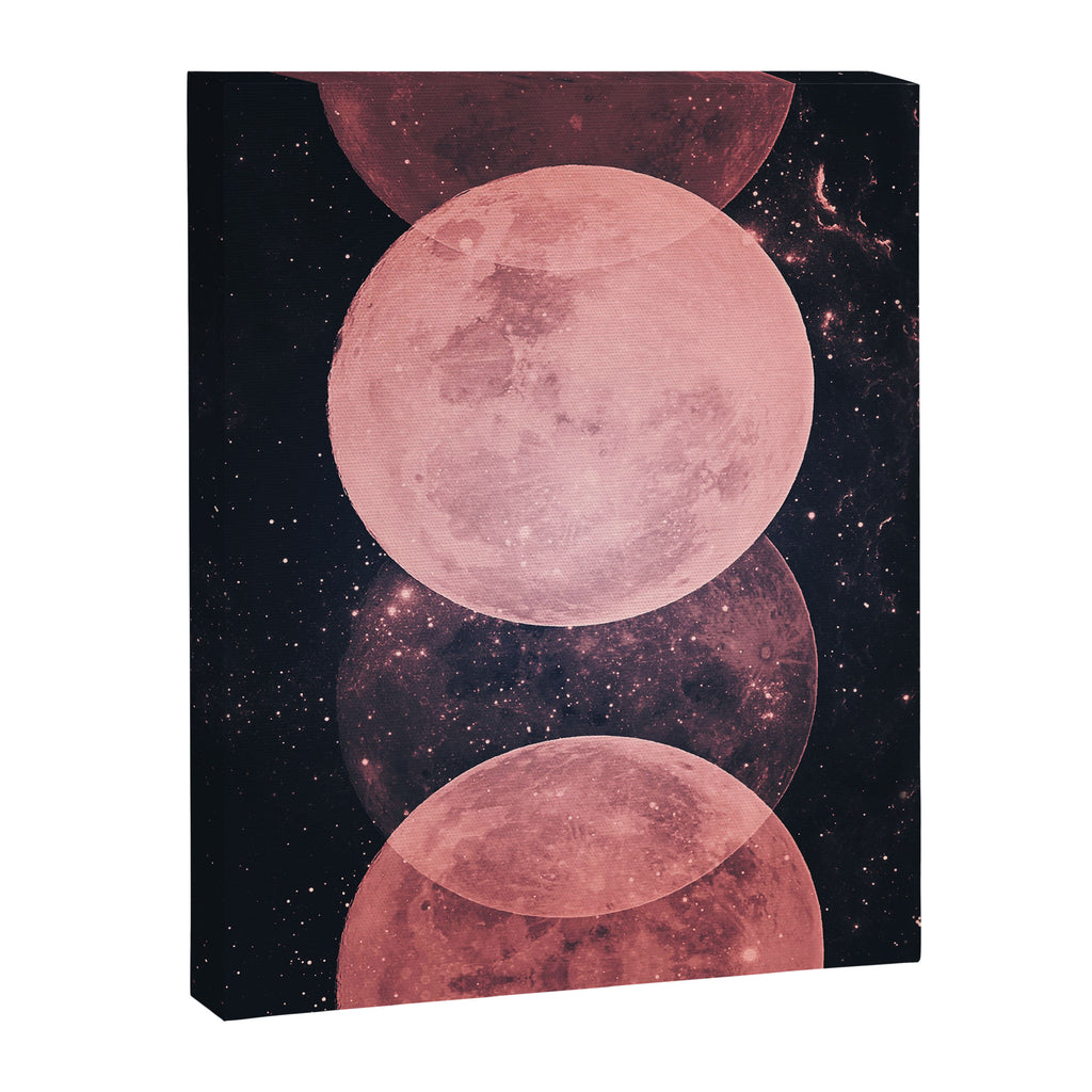Pink Moon Phases Canvas Print Gallery Image 6