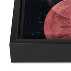 Pink Moon Phases Framed Canvas Print Gallery Image 3