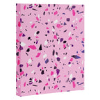 Pink Shadows Terrazzo Canvas Print Gallery Image 3