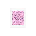 Pink Shadows Terrazzo Art Print Gallery Image 1