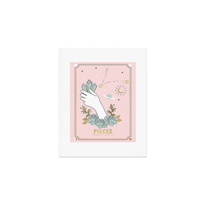 Pisces Zodiac sign Art Print Gallery Image 1