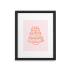 Preppy Bow Cake Framed Art Print Gallery Image 5