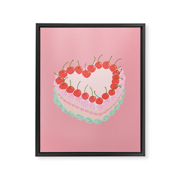 Preppy Cake Framed Canvas Print Gallery Image 1