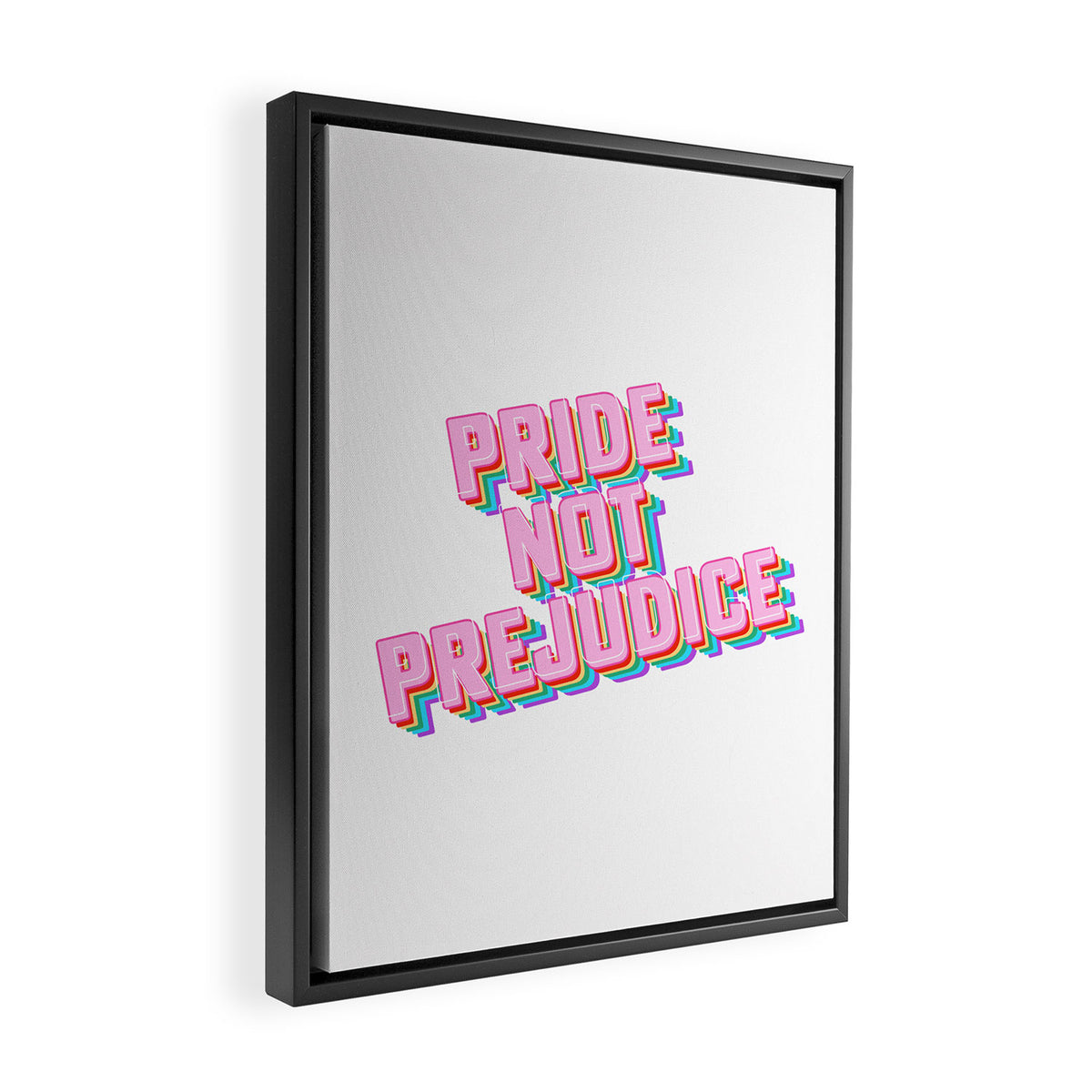 Pride not Prejudice Framed Canvas Print Gallery Image 2