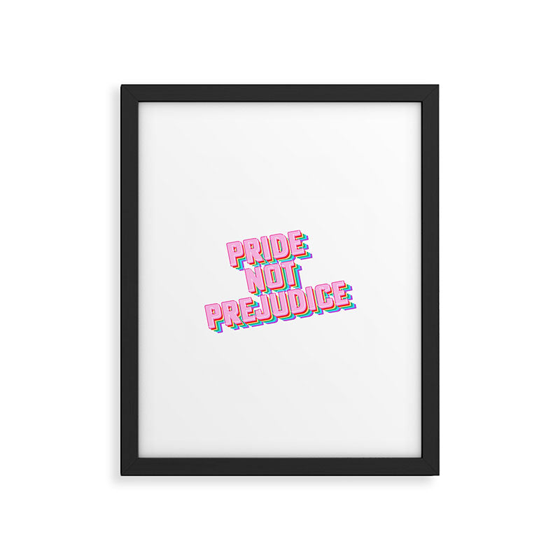 Pride not Prejudice Framed Art Print Gallery Image 4