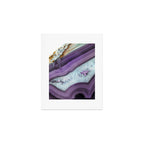 Purple Agate Slice Art Print Gallery Image 1