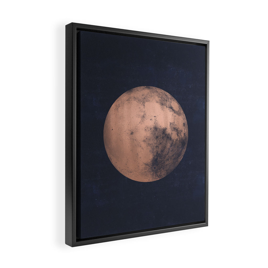 Red Moon Framed Canvas Print Gallery Image 2