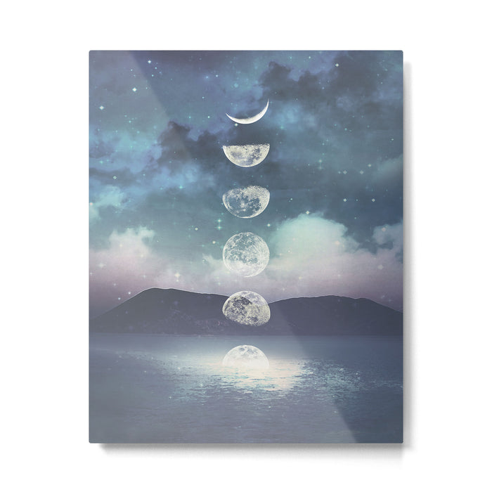 Rising Moon Metal Print Gallery Image 1
