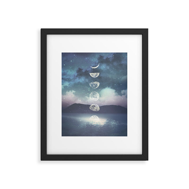Rising Moon Framed Art Print Gallery Image 4