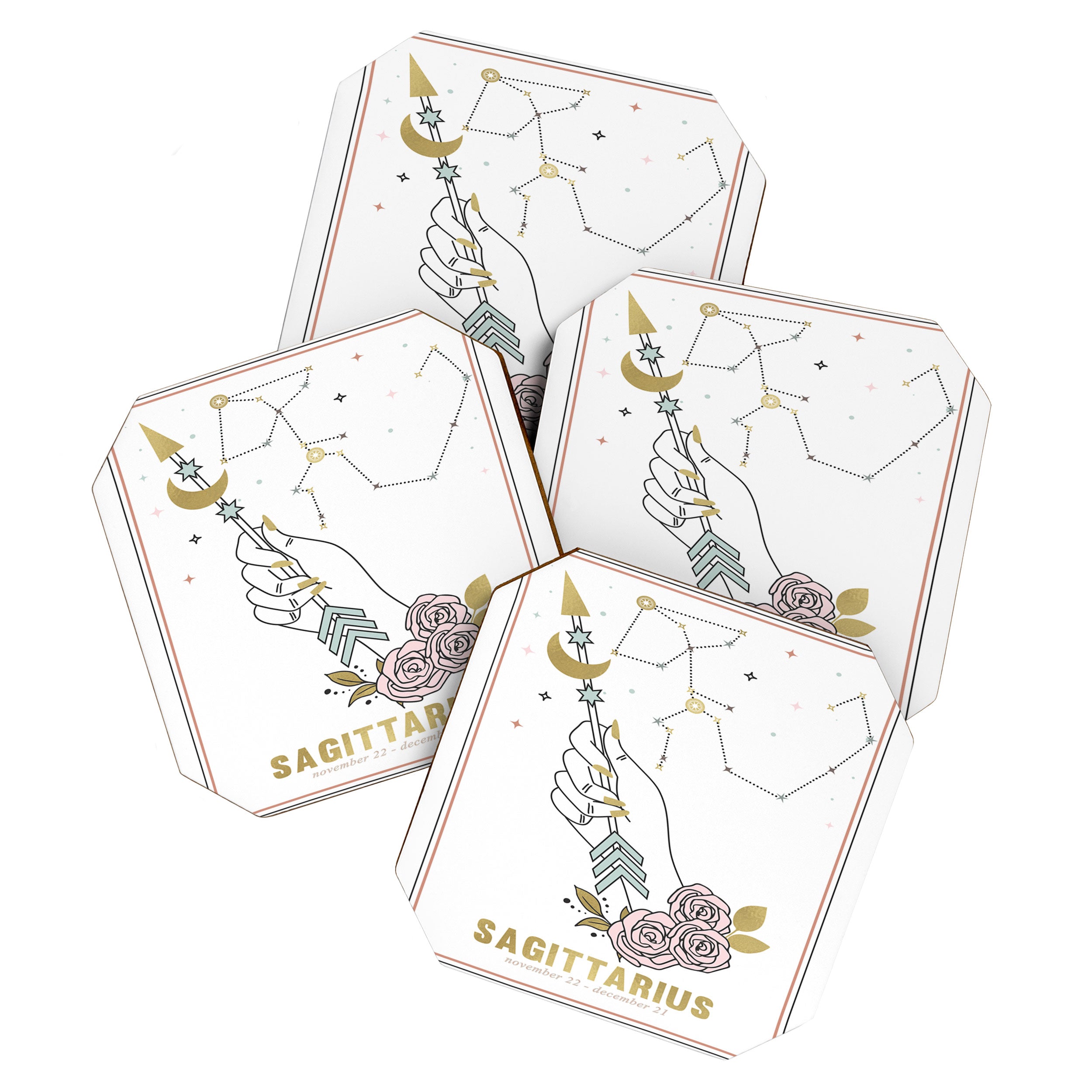 Sagittarius Zodiac Series Coaster Gallery Image 1