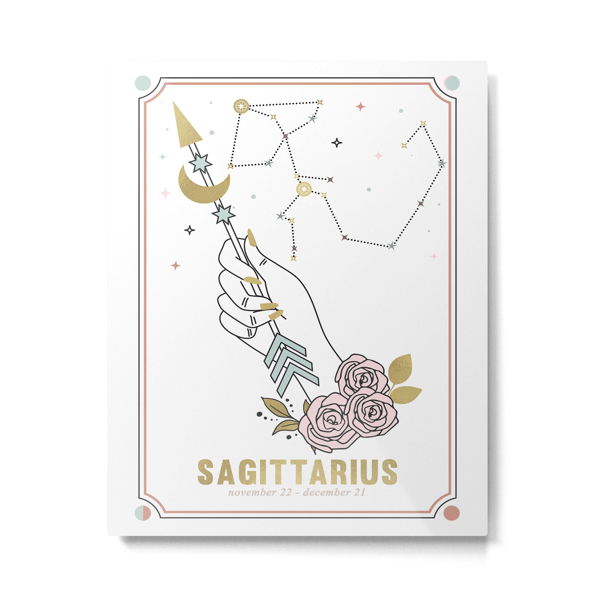 Sagittarius Zodiac Series Metal Print Gallery Image 4
