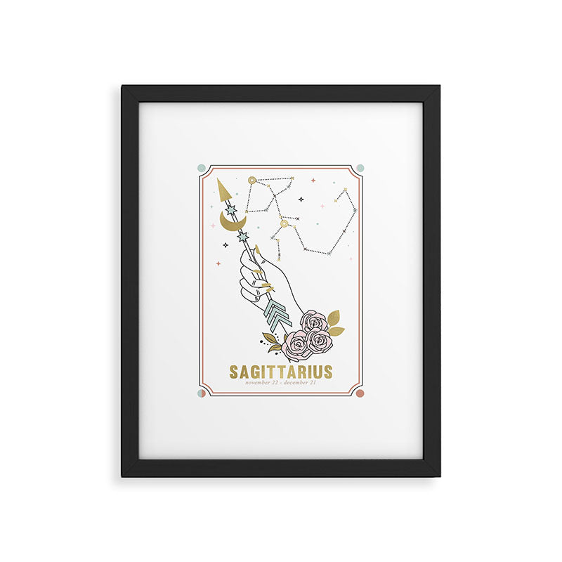 Sagittarius Zodiac Series Framed Art Print Gallery Image 4