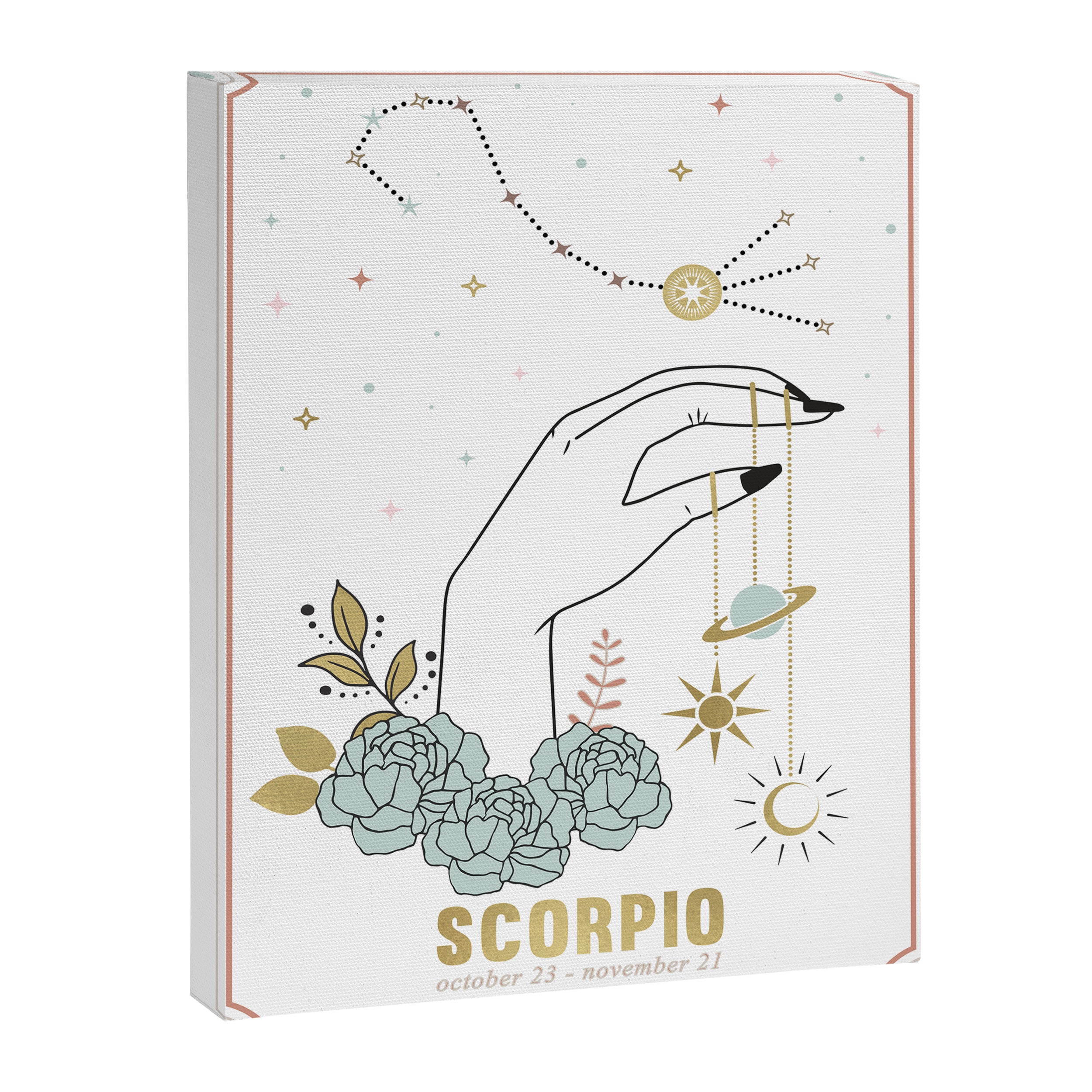 Scorpio Zodiac Series Canvas Print Gallery Image 6