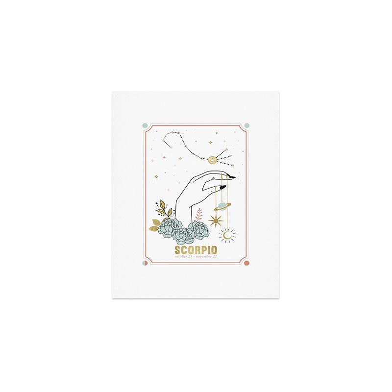Scorpio Zodiac Series Art Print Gallery Image 1