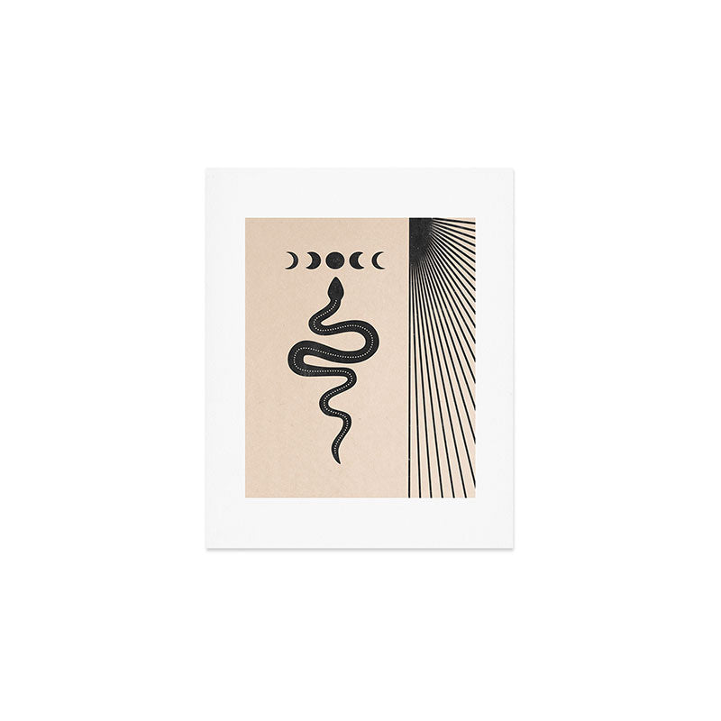 Snake Geometry Art Print Gallery Image 1