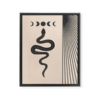 Snake Geometry Framed Canvas Print Gallery Image 6