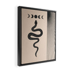 Snake Geometry Framed Canvas Print Gallery Image 2