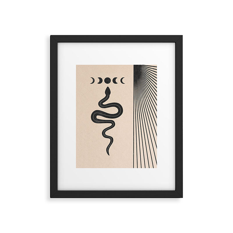 Snake Geometry Framed Art Print Gallery Image 5