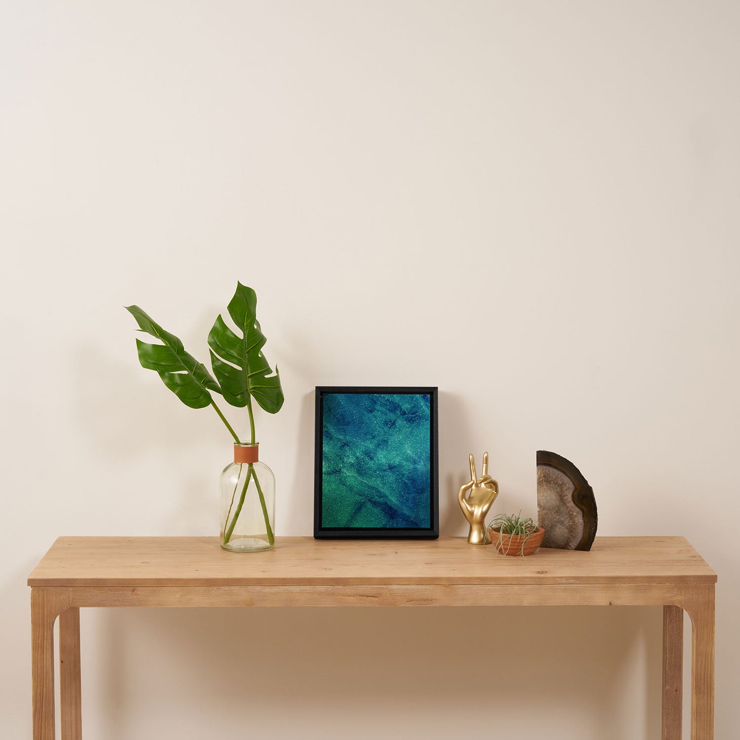 Space Marble Framed Canvas Print Gallery Image 4