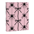 Spider and Bows on Pink Canvas Print Gallery Image 6