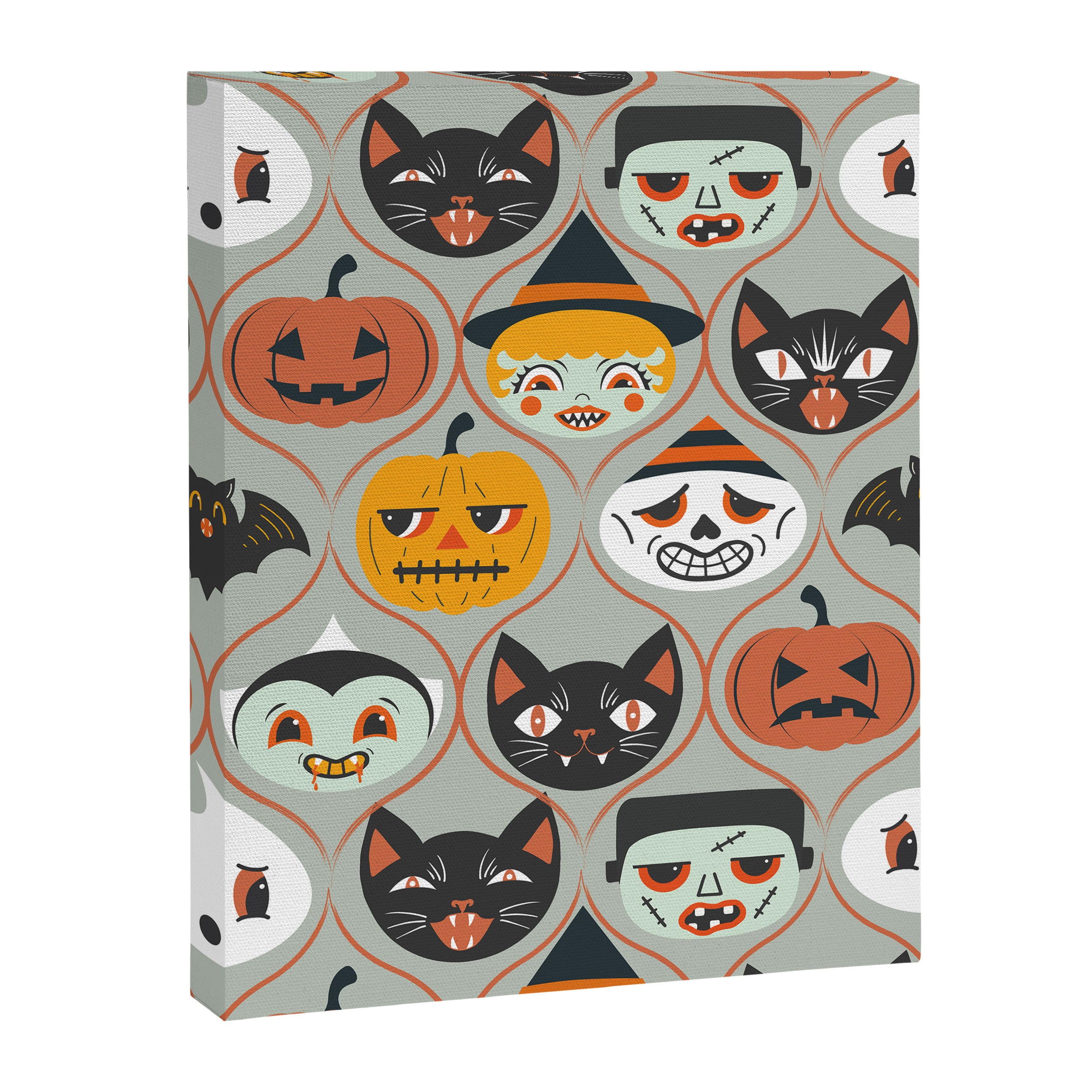 Spooky Sweet Faces Canvas Print Gallery Image 6
