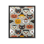 Spooky Sweet Faces Framed Canvas Print Gallery Image 6
