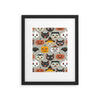 Spooky Sweet Faces Framed Art Print Gallery Image 5