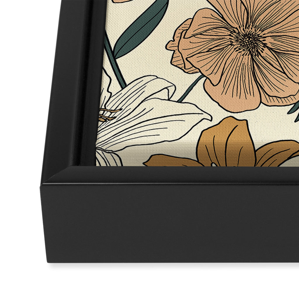 Spring Floral Mood Framed Canvas Print Gallery Image 3
