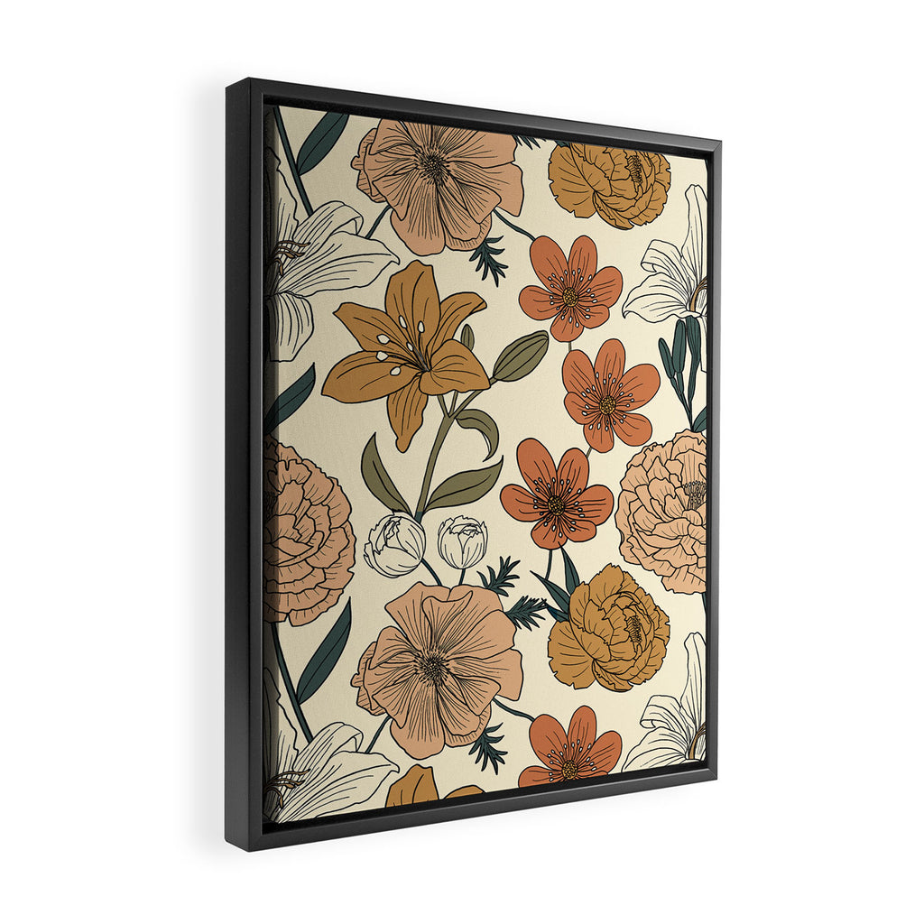 Spring Floral Mood Framed Canvas Print Gallery Image 2