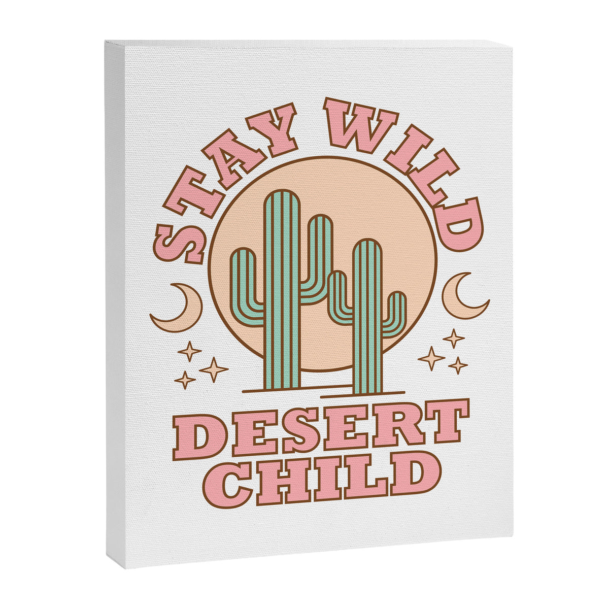 Stay Wild Desert Child Canvas Print Gallery Image 6