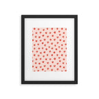 Strawberries on Pink Framed Art Print Gallery Image 4