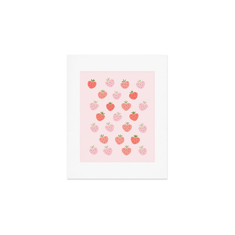 Strawberry Sweet Delights Art Print Gallery Image 1