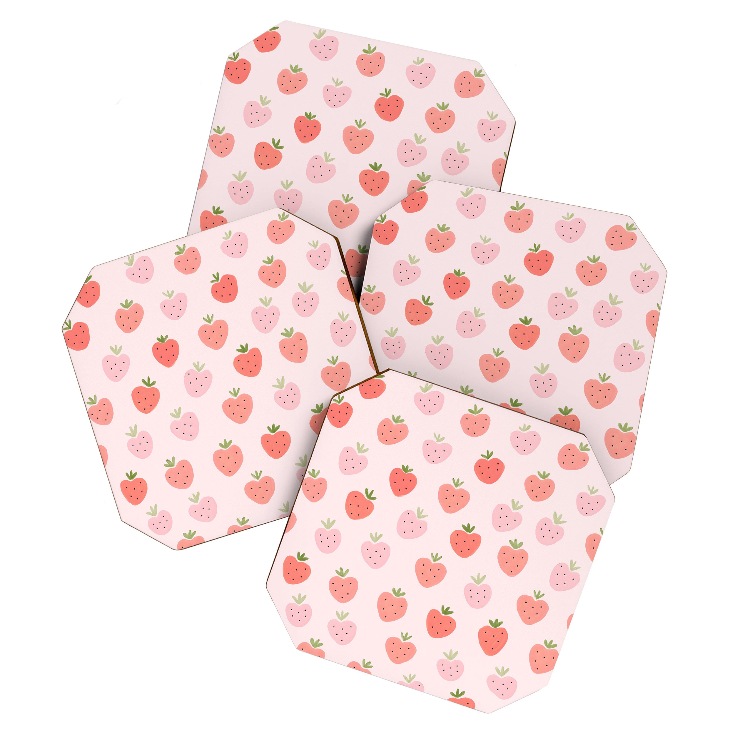 Strawberry Sweet Delights Coaster Gallery Image 1