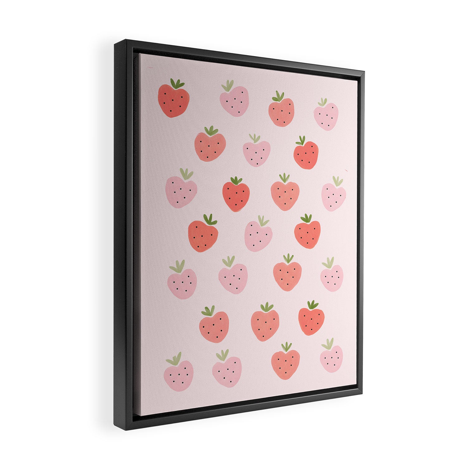 Strawberry Sweet Delights Framed Canvas Print Gallery Image 2
