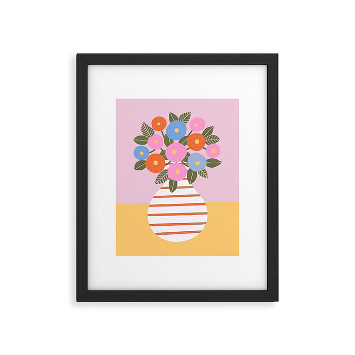 Sunday Sorbet Bouquet Framed Art Print Gallery Image 1