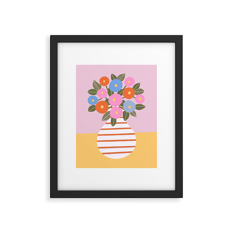 Sunday Sorbet Bouquet Framed Art Print Gallery Image 5