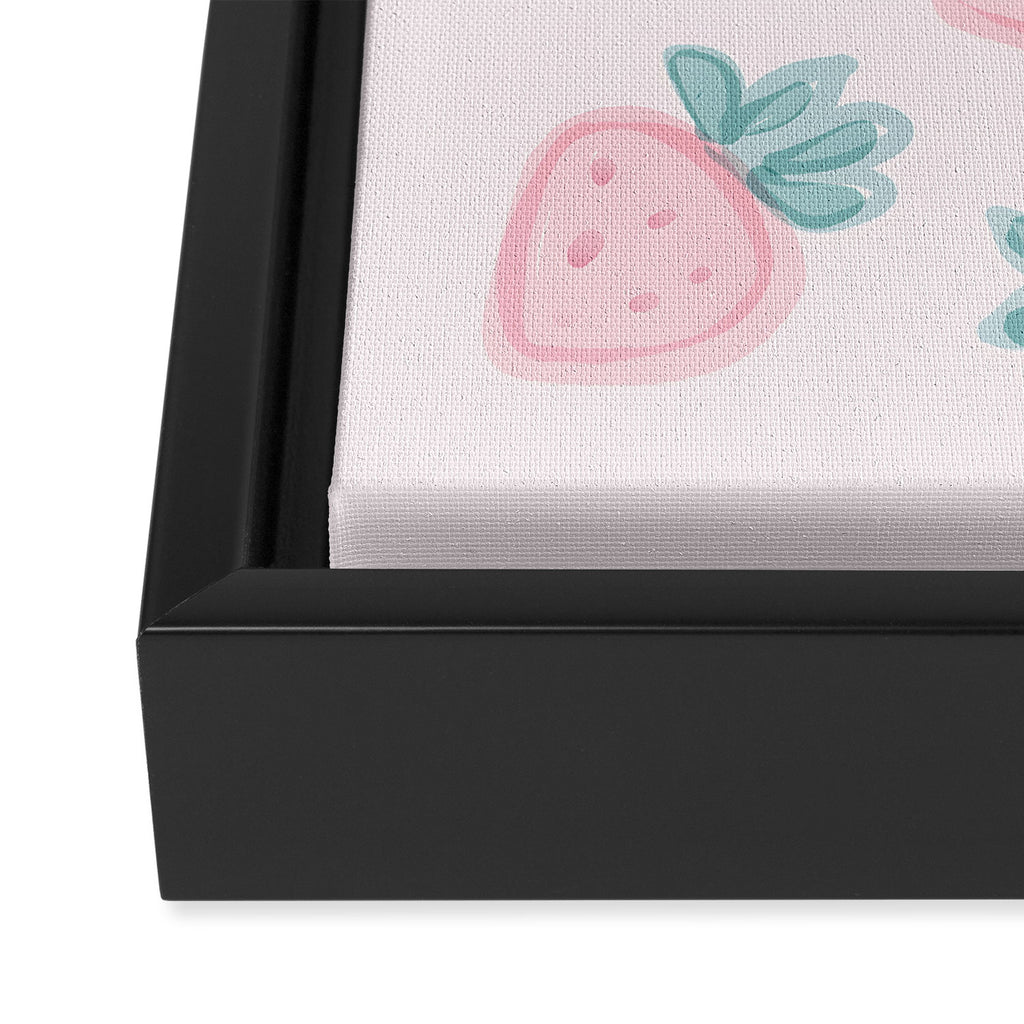 Sweet Strawberries Framed Canvas Print Gallery Image 3