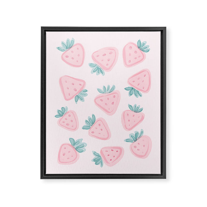 Sweet Strawberries Framed Canvas Print Gallery Image 1