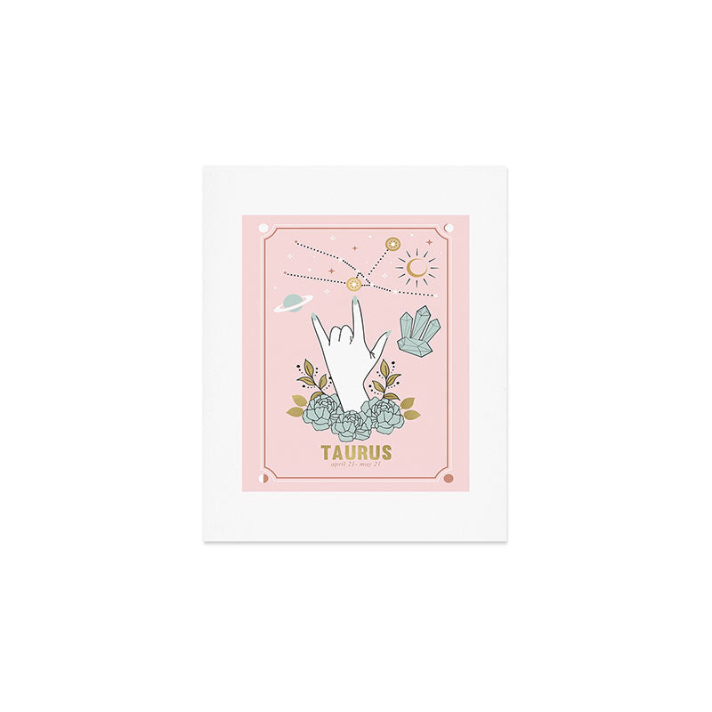 Taurus Zodiac Series Art Print Gallery Image 1