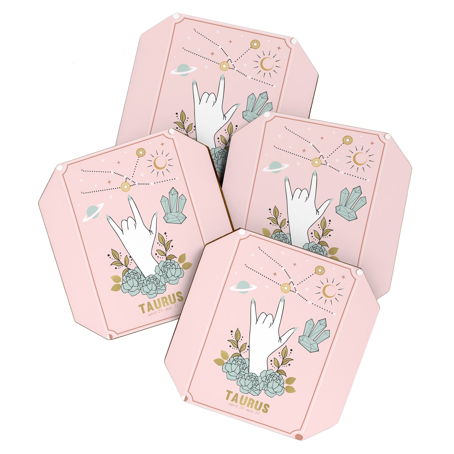 Taurus Zodiac Series Coaster Gallery Image 1