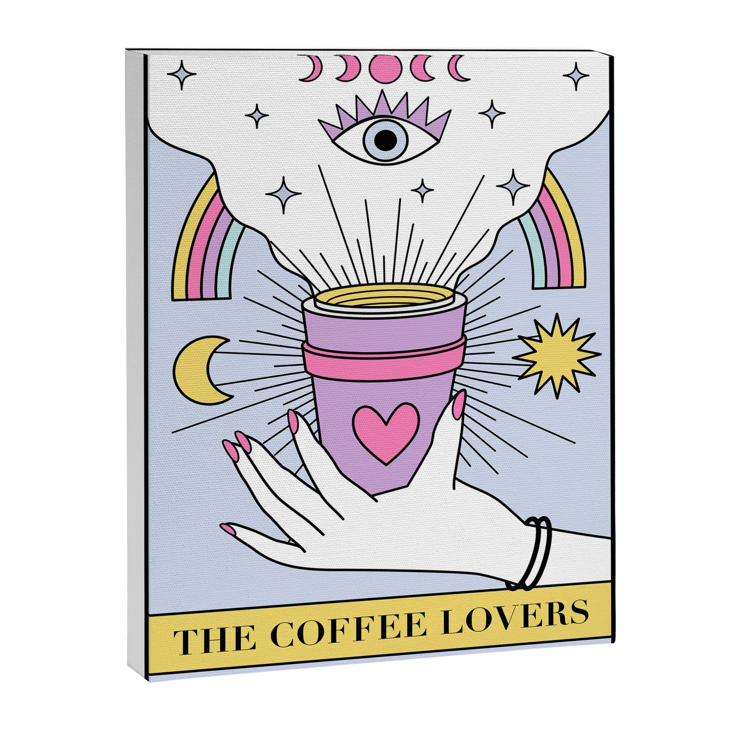 The Coffee Lovers Tarot Canvas Print Gallery Image 6