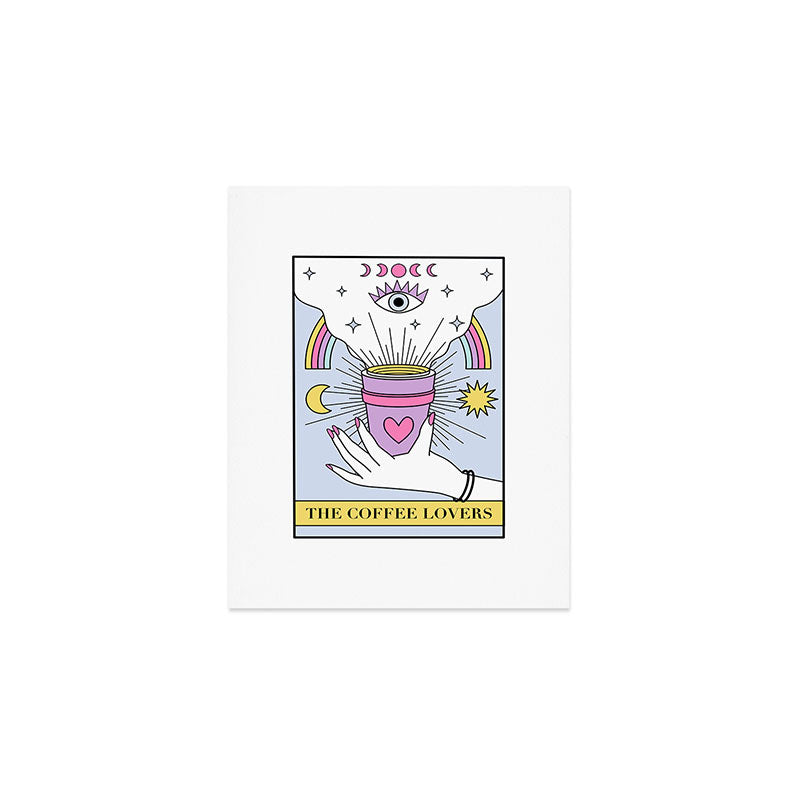 The Coffee Lovers Tarot Art Print Gallery Image 1