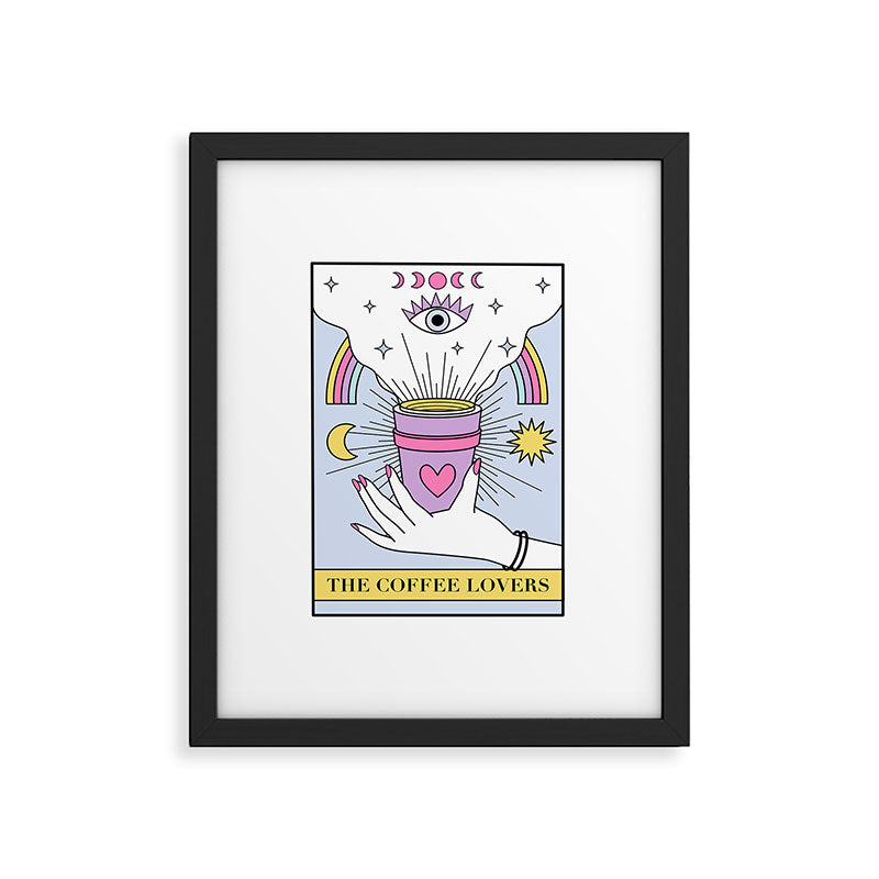 The Coffee Lovers Tarot Framed Art Print Gallery Image 5