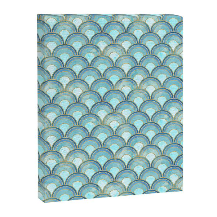 The Peacock Theme Canvas Print Gallery Image 1