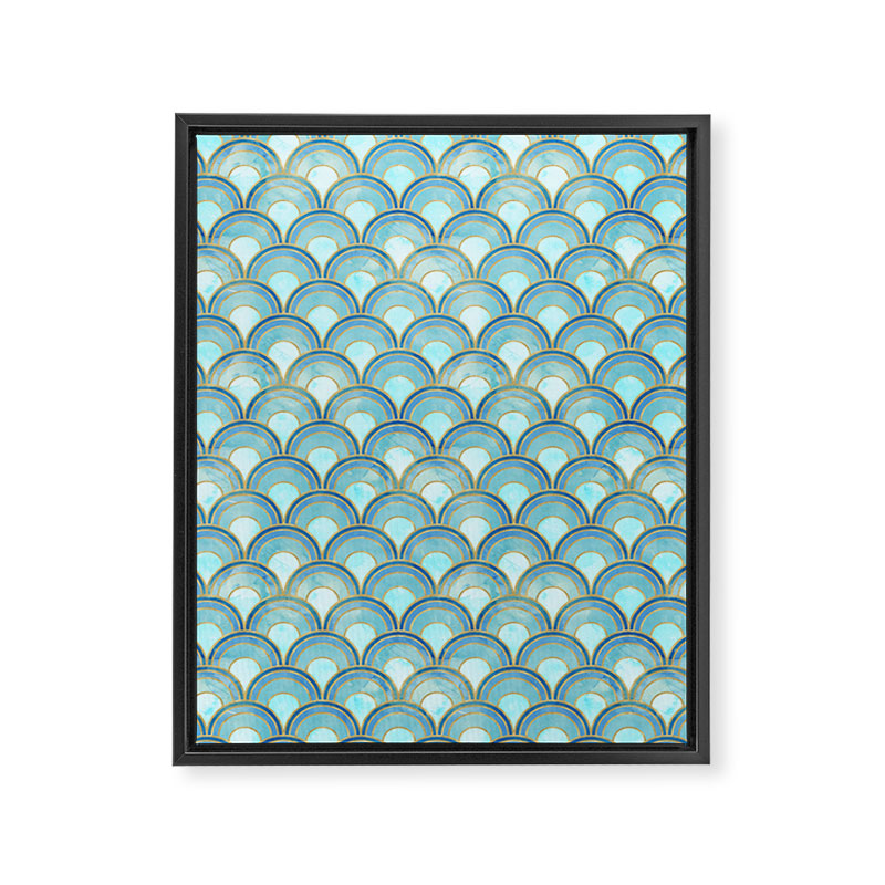 The Peacock Theme Framed Canvas Print Gallery Image 6