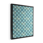 The Peacock Theme Framed Canvas Print Gallery Image 2