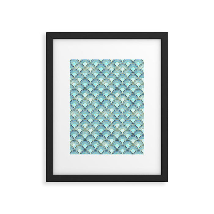 The Peacock Theme Framed Art Print Gallery Image 1