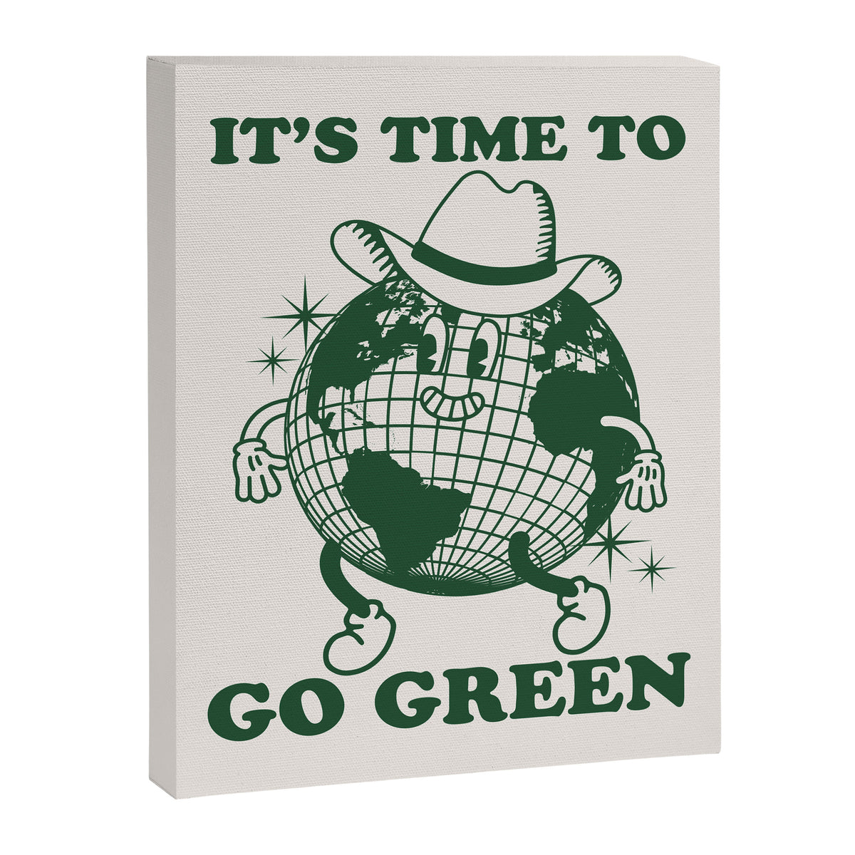 Time to Go Green Canvas Print Gallery Image 6