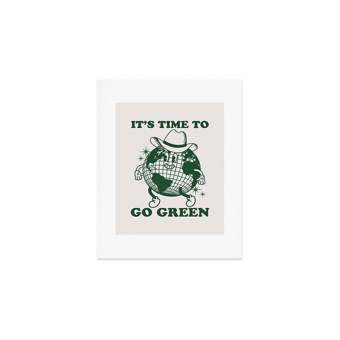 Time to Go Green Art Print Gallery Image 1